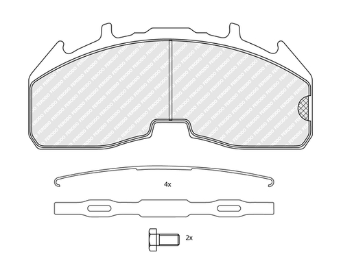 Ferodo Remblokset FCV5496B