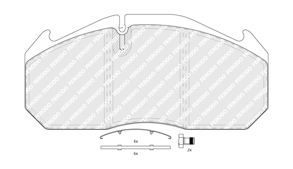 Ferodo Remblokset FCV760B