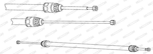 Ferodo Handremkabel FHB432928