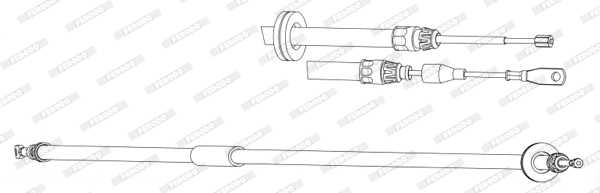 Ferodo Handremkabel FHB433020