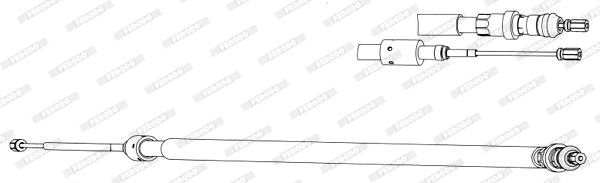 Ferodo Handremkabel FHB433026