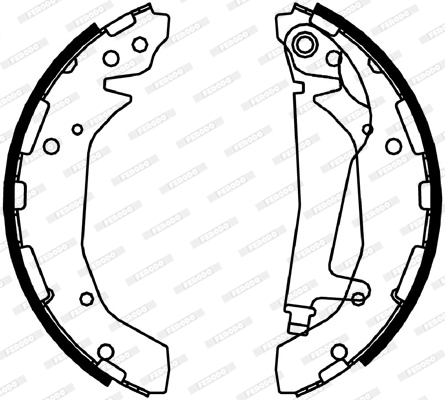 Ferodo Remschoen set FSB4038