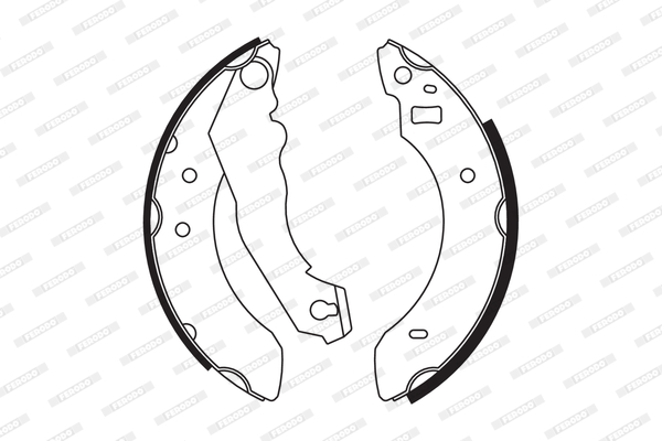 Ferodo Remschoen set FSB554