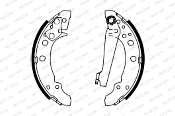 Ferodo Remschoen set FSB622