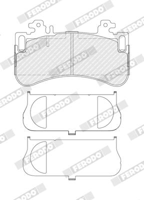 Ferodo Remblokkenset, schijfrem FDB5575