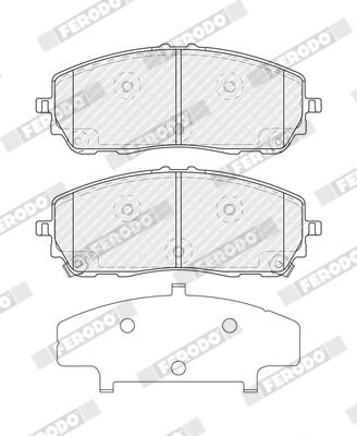 Ferodo Remblokkenset, schijfrem FDB5631