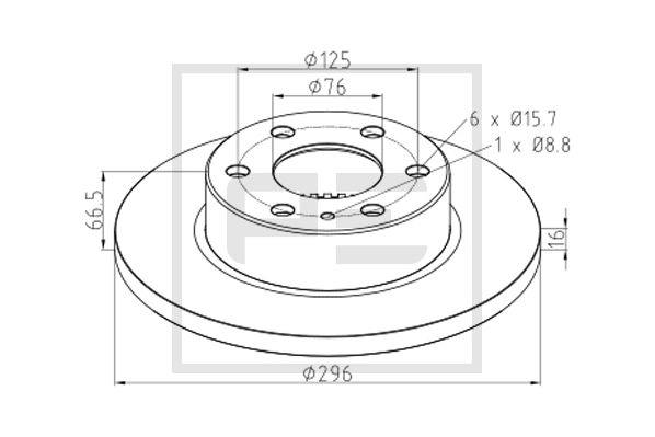 Pe Automotive Remschijven 026.683-00A
