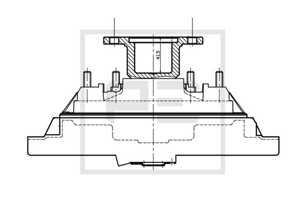 Pe Automotive Visco-koppeling 030.180-00A