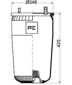 Pe Automotive Veerbalg 084.125-71A