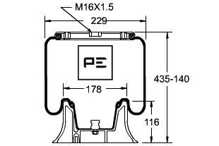 Pe Automotive Veerbalg 084.192-71A