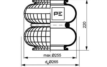 Pe Automotive Veerbalg 084.205-71A