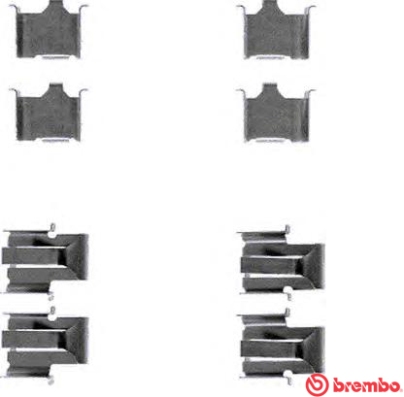 Brembo Rem montageset A 02 285