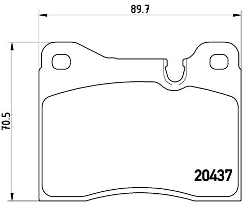 Brembo Remblokset P 06 003