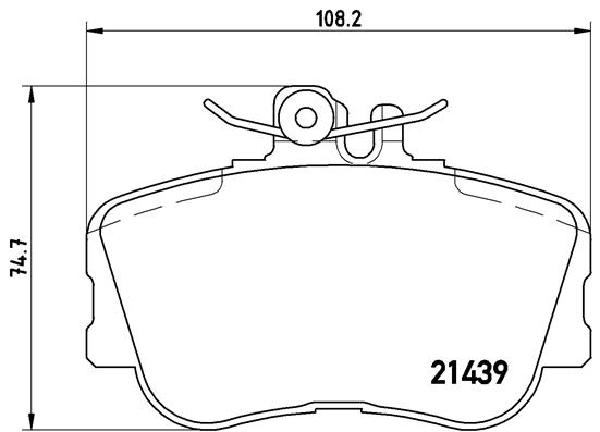 Brembo Remblokset P 06 017