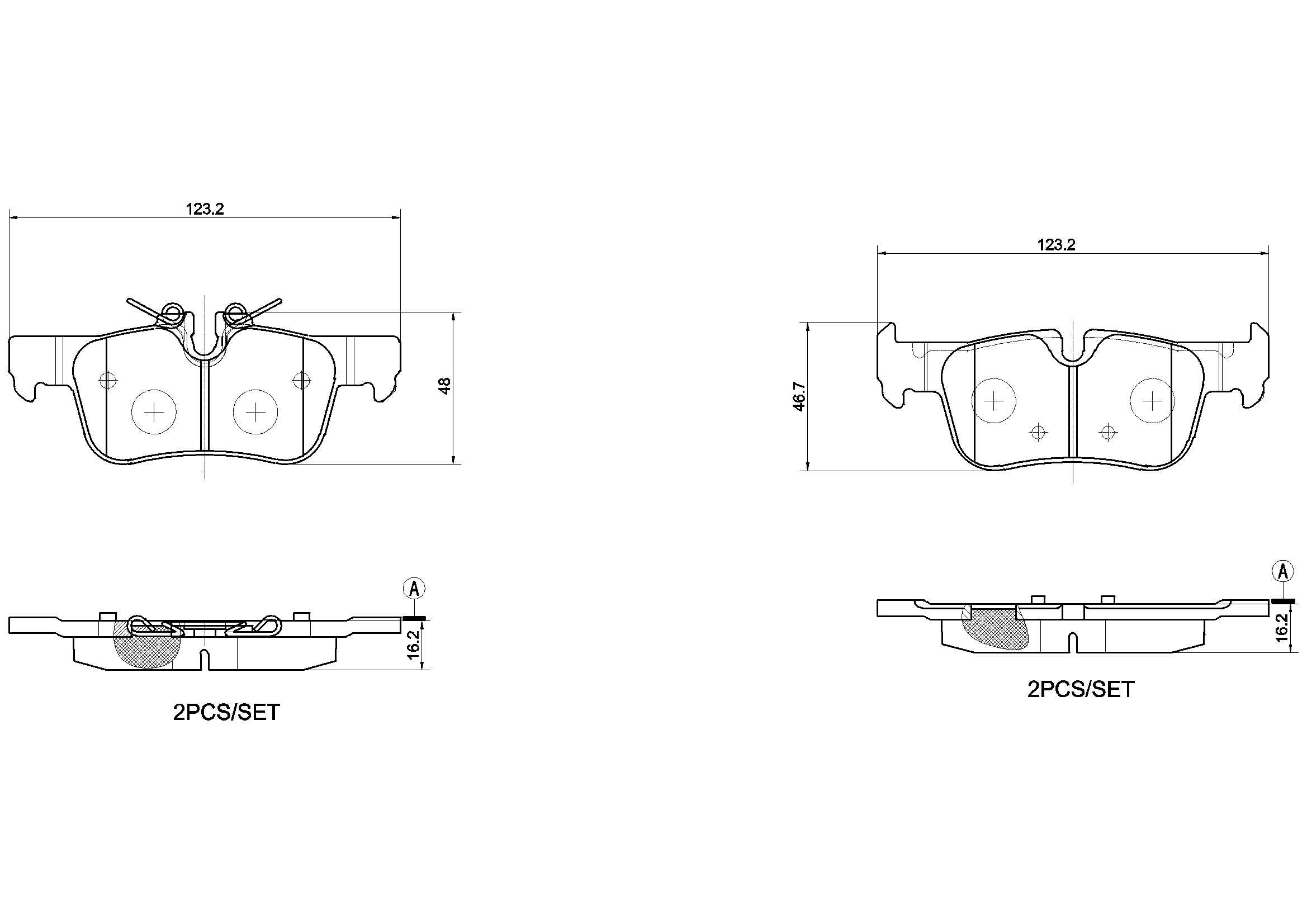 Brembo Remblokkenset, schijfrem P 06 094X