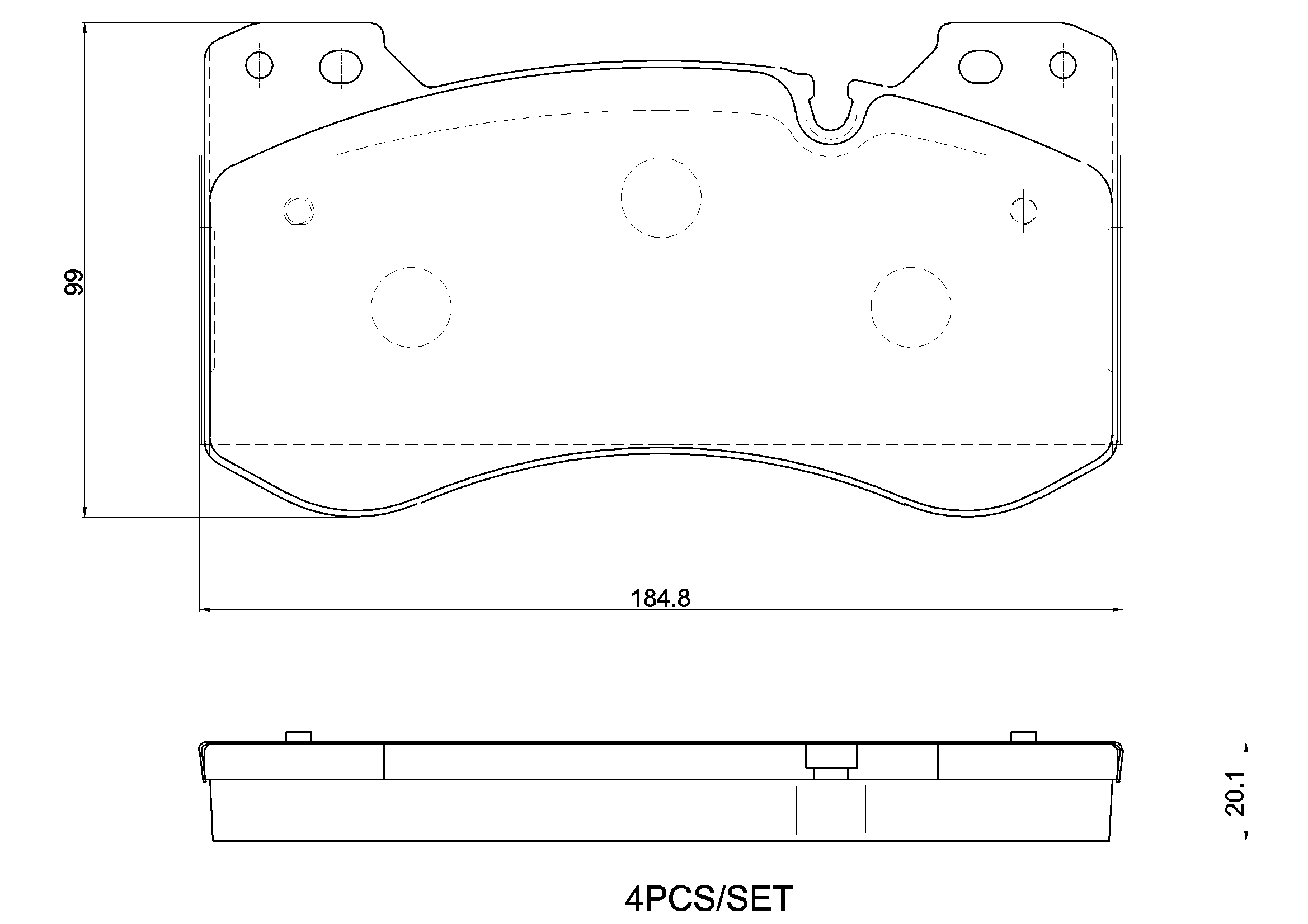Brembo Remblokkenset, schijfrem P 06 119