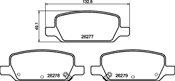 Brembo Remblokset P 09 027