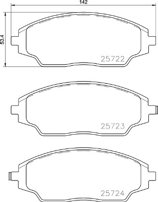 Brembo Remblokset P 10 070