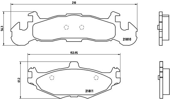 Brembo Remblokset P 11 001