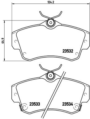 Brembo Remblokset P 11 012