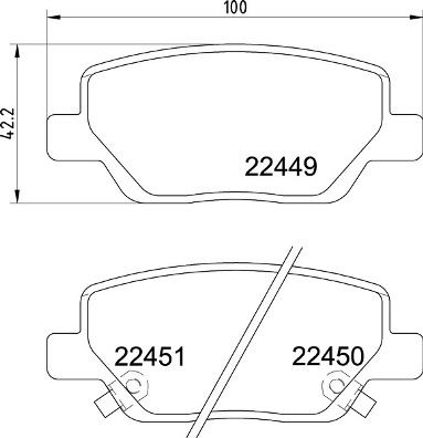 Brembo Remblokset P 23 179