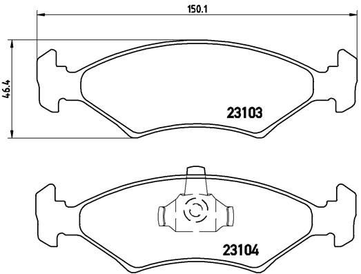 Brembo Remblokset P 24 043