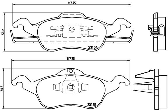 Brembo Remblokset P 24 046