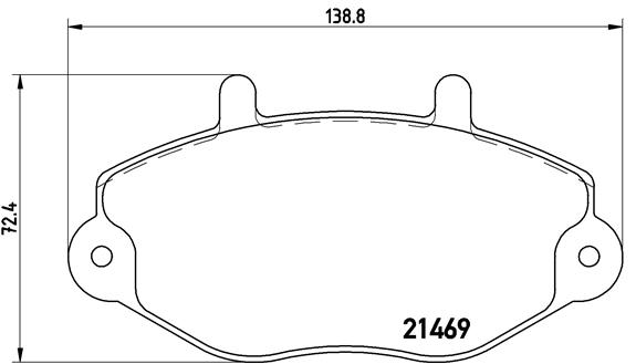 Brembo Remblokset P 24 050