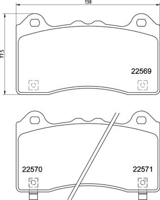 Brembo Remblokset P 24 202