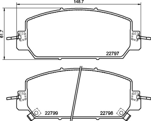 Brembo Remblokset P 28 098