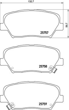 Brembo Remblokset P 30 070