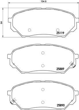 Brembo Remblokset P 30 071