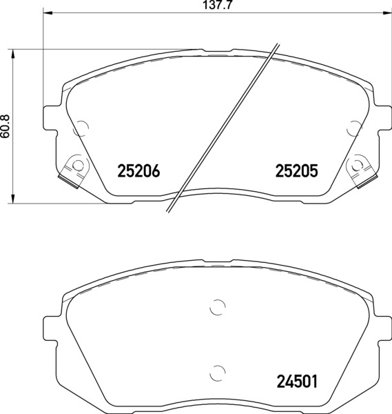 Brembo Remblokset P 30 093E