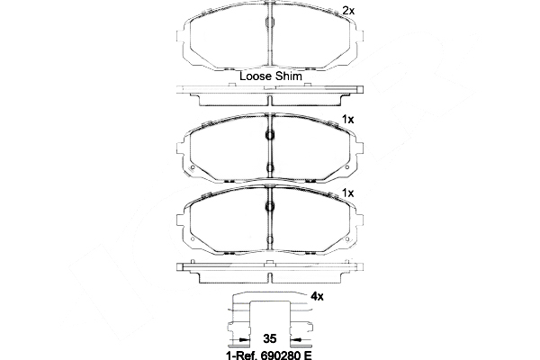 Brembo Remblokset P 30 095