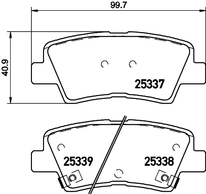 Brembo Remblokset P 30 101E