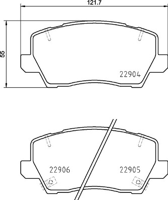 Brembo Remblokset P 30 114