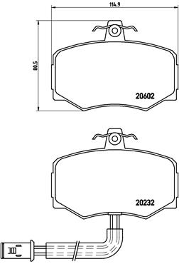 Brembo Remblokset P 36 005