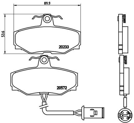 Brembo Remblokset P 36 006