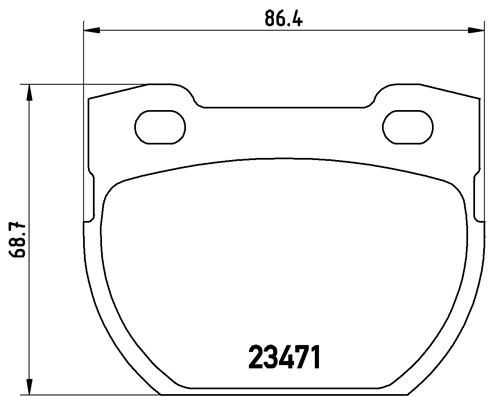 Brembo Remblokset P 44 006