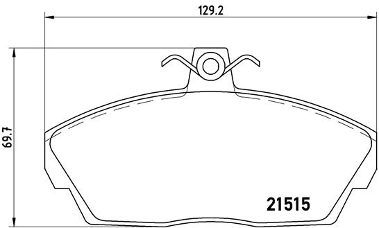 Brembo Remblokset P 44 010