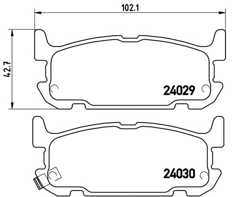 Brembo Remblokset P 49 031