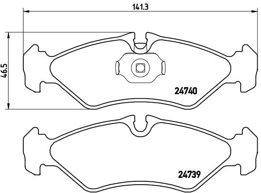 Brembo Remblokset P 50 081