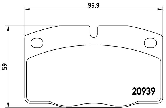 Brembo Remblokset P 59 005