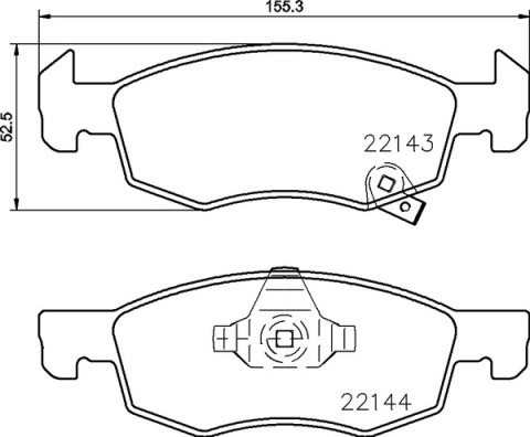 Brembo Remblokset P 59 084