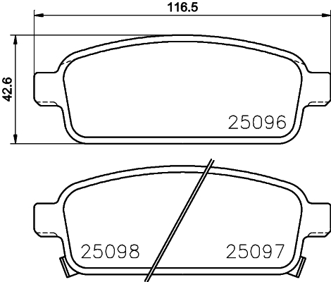 Brembo Remblokset P 59 087