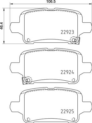 Brembo Remblokset P 59 095