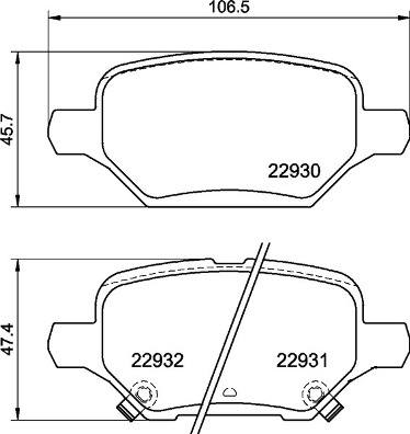 Brembo Remblokset P 59 099