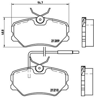 Brembo Remblokset P 61 035