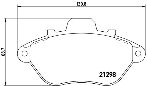 Brembo Remblokset P 61 039