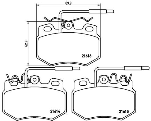 Brembo Remblokset P 61 041